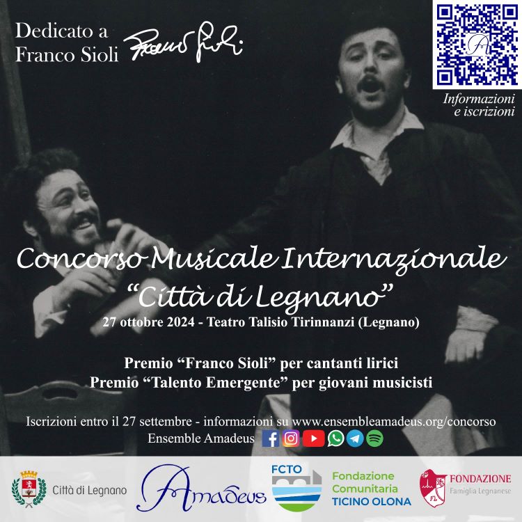 Concorso Musicale Internazionale Città di Legnano I edizione (online format r) - Amadeus